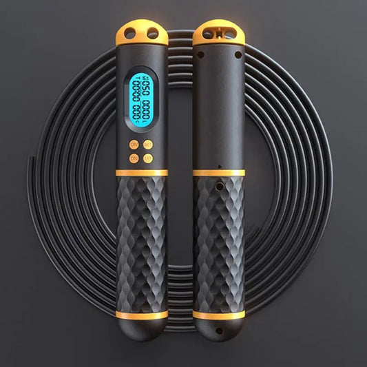 Corde à sauter avec compteur intégré