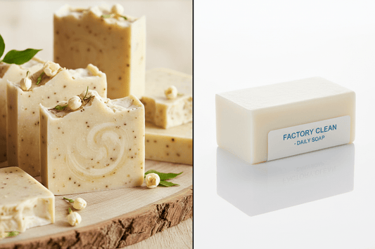 Savon industriel ou artisanal : quelles différences pour votre peau ? - Majaayli