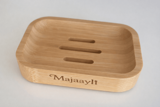 Porte - savon en bois de bambou - Majaayli