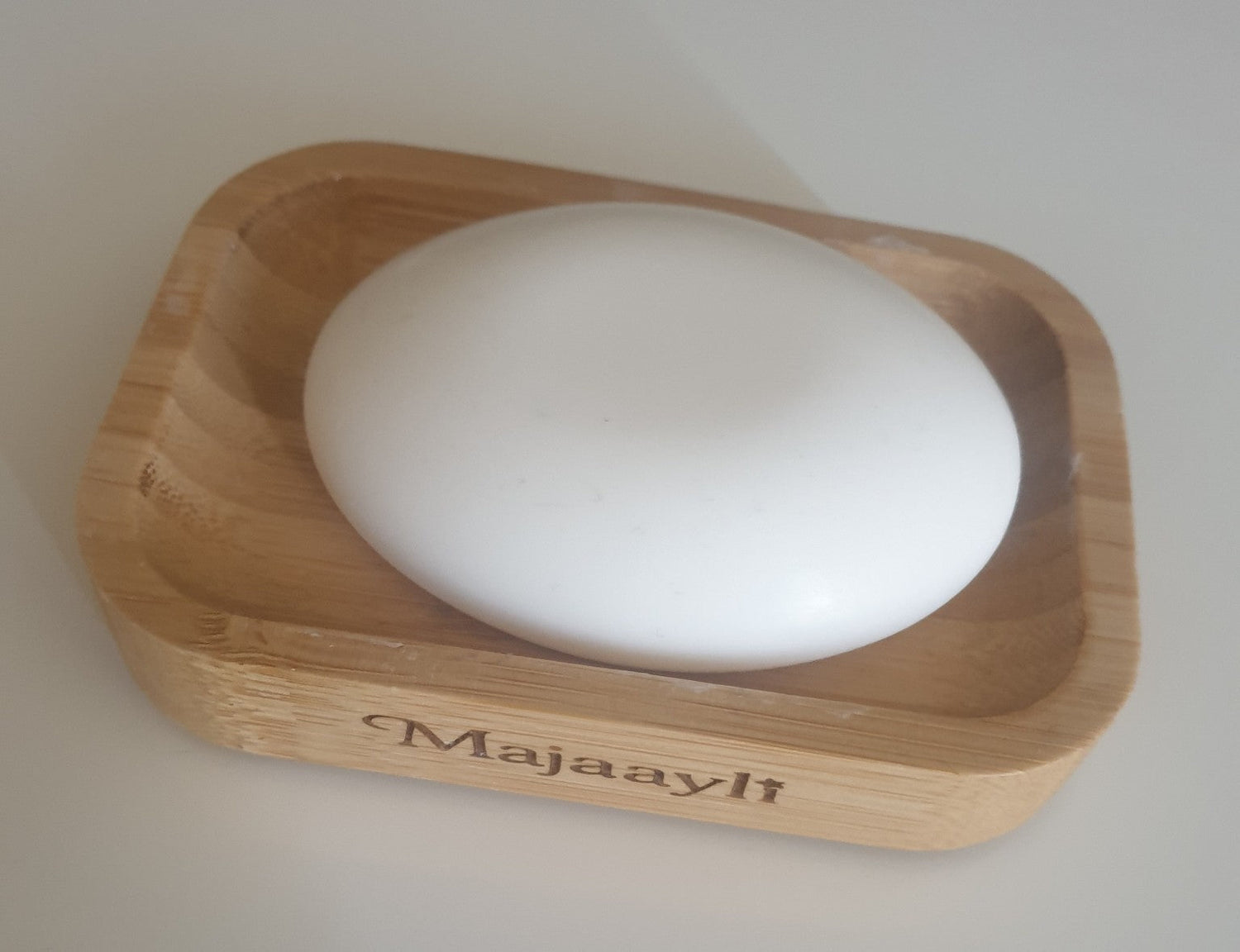 Porte - savon en bois de bambou - Majaayli